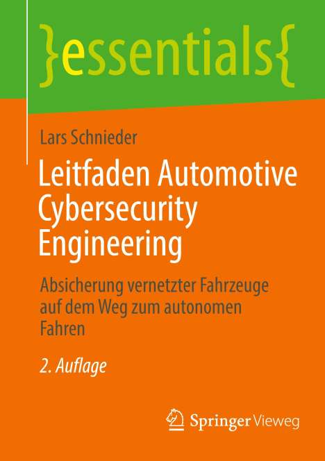 Lars Schnieder: Leitfaden Automotive Cybersecurity Engineering, Buch