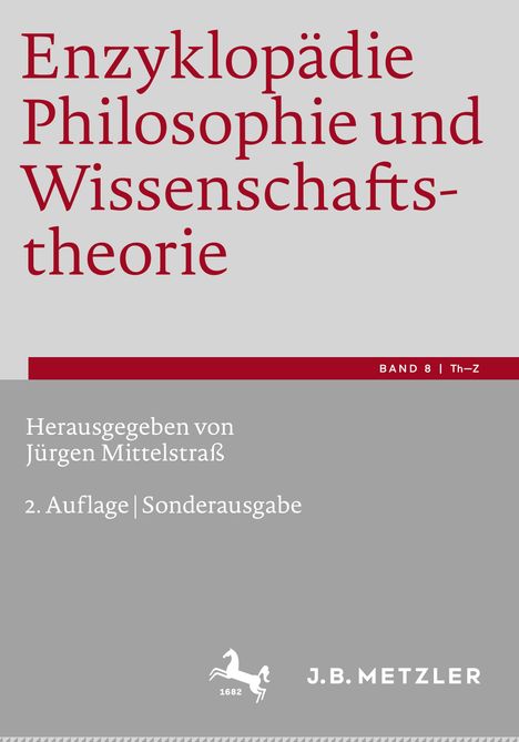 Enzyklopädie Philosophie und Wissenschaftstheorie, Buch