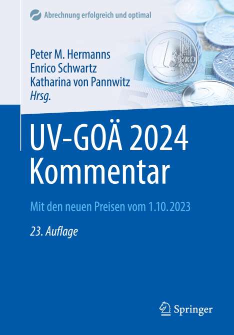 UV-GOÄ 2024 Kommentar, Buch