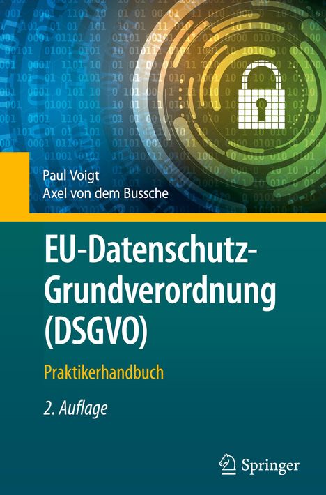 Axel von dem Bussche: EU-Datenschutz-Grundverordnung (DSGVO), Buch