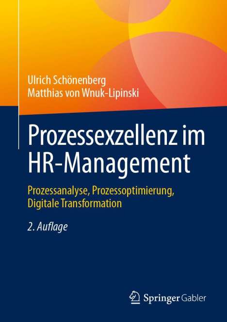 Ulrich Schönenberg: Prozessexzellenz im HR-Management, Buch