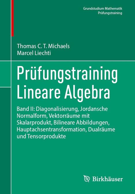 Thomas Michaels: Prüfungstraining Lineare Algebra, Buch