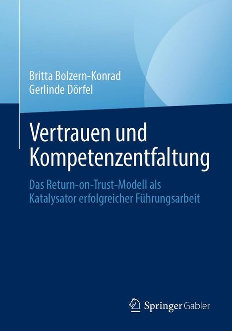 Britta Bolzern-Konrad: Vertrauen und Kompetenzentfaltung, Buch