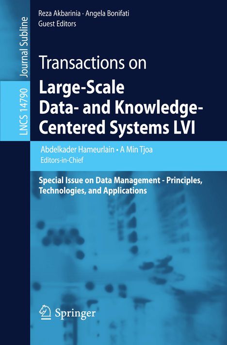Transactions on Large-Scale Data- and Knowledge-Centered Systems LVI, Buch