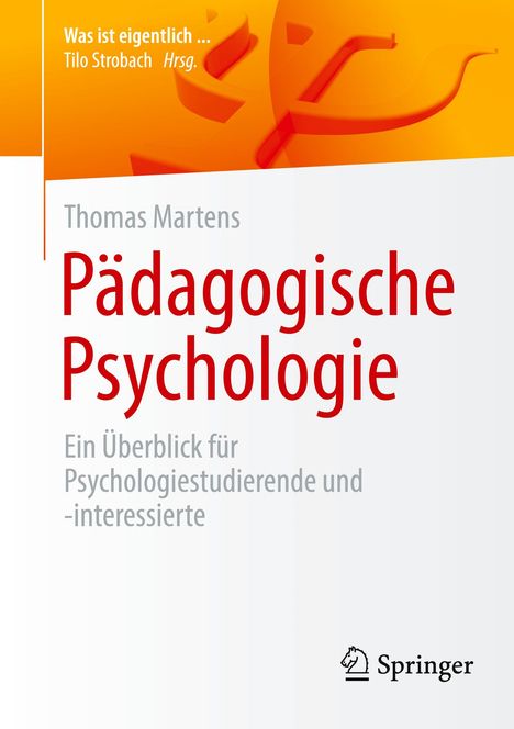 Thomas Martens: Pädagogische Psychologie, Buch