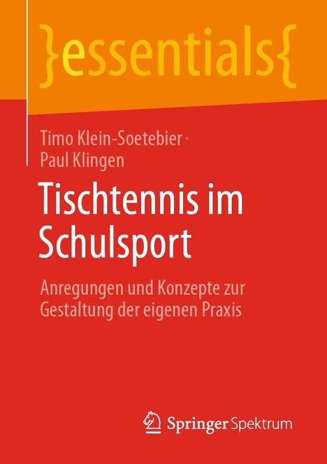 Timo Klein-Soetebier: Tischtennis im Schulsport, Buch