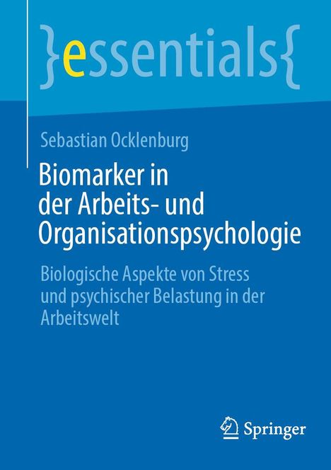 Sebastian Ocklenburg: Biomarker in der Arbeits- und Organisationspsychologie, Buch