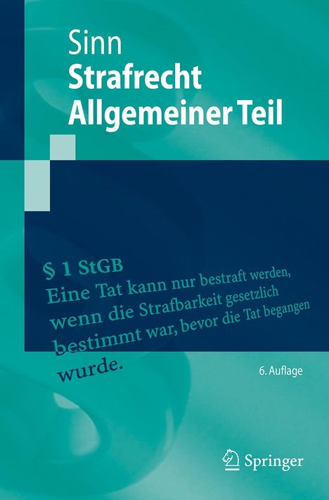 Arndt Sinn: Strafrecht Allgemeiner Teil, Buch