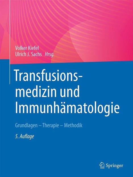Transfusionsmedizin und Immunhämatologie, Buch