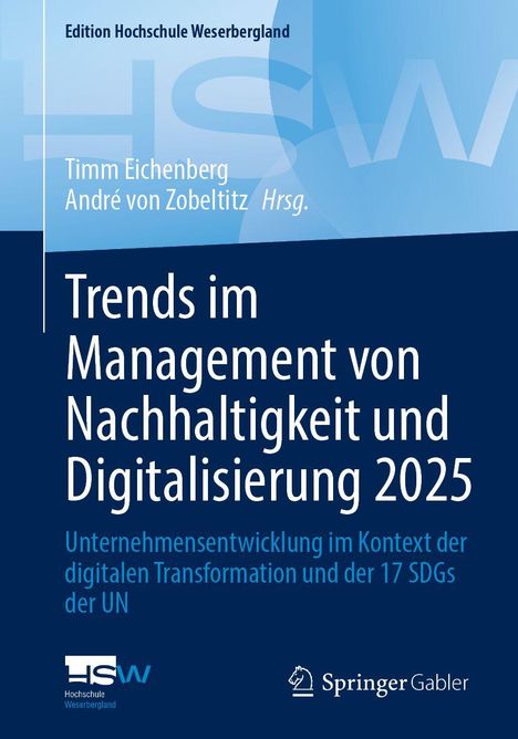 Trends im Management von Nachhaltigkeit und Digitalisierung 2025, Buch