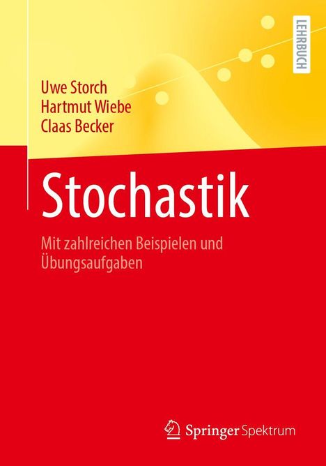 Auf gelbem Hintergrund oben Namen der Autoren, darauf folgt ein roter Bereich mit dem Titel "Stochastik" und weiteren Infos.