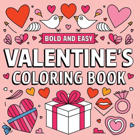 Laura Bidden: Valentine's Day Coloring Book, Buch