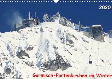 Arno Layer: Layer, A: Garmisch-Partenkirchen im Winter (Wandkalender 202, Kalender