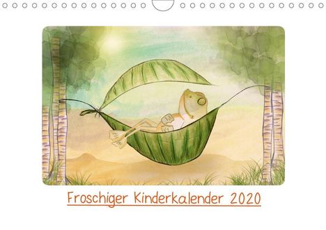 Stephanie Langowski: Langowski, S: Froschiger Kinderkalender 2020 (Wandkalender, Kalender