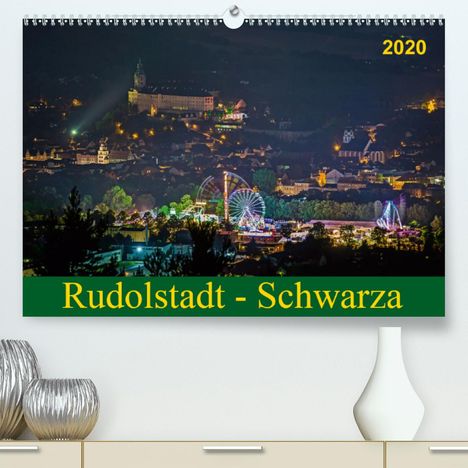 Michael Wenk Wenki: Wenk Wenki, M: Rudolstadt - Schwarza(Premium, hochwertiger D, Kalender