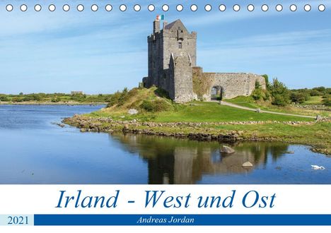 Andreas Jordan: Jordan, A: Irland - West und Ost (Tischkalender 2021 DIN A5, Kalender