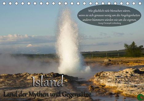 Alexandra Burdis: Burdis, A: Island - Land der Mythen und Gegensätze (Tischkal, Kalender