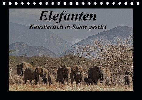 Susan Michel: Michel, S: Elefanten - Künstlerisch in Szene gesetzt (Tischk, Kalender