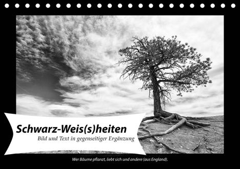 Andreas Klesse: Klesse, A: Schwarz-Weis(s)heiten (Tischkalender 2021 DIN A5, Kalender