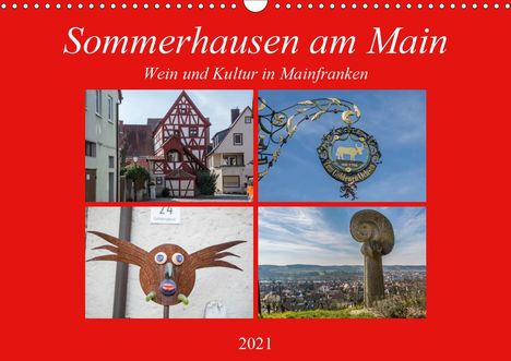 Hans Will: Will, H: Sommerhausen am Main (Wandkalender 2021 DIN A3 quer, Kalender