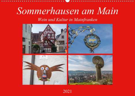 Hans Will: Will, H: Sommerhausen am Main (Wandkalender 2021 DIN A2 quer, Kalender