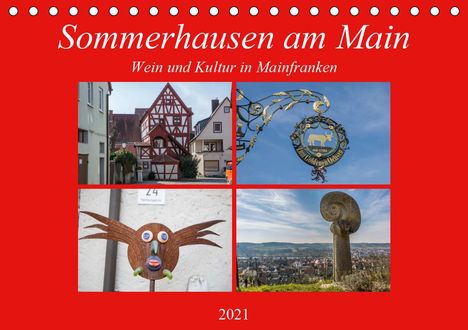 Hans Will: Will, H: Sommerhausen am Main (Tischkalender 2021 DIN A5 que, Kalender