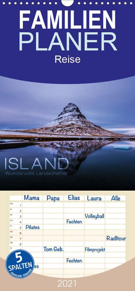 Frank Paul Kaiser: Paul Kaiser, F: Island - Wundervolle Landschaften - Familien, Kalender