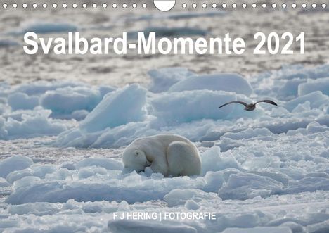 Franz Josef Hering: Franz Josef Hering: Svalbard-Momente (Wandkalender 2021 DIN, Kalender