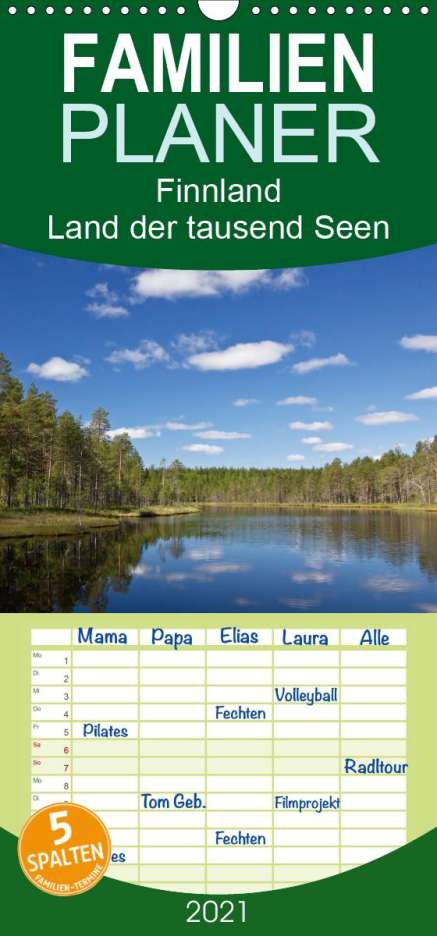 Anja Ergler: Ergler, A: Finnland - Land der tausend Seen - Familienplaner, Kalender