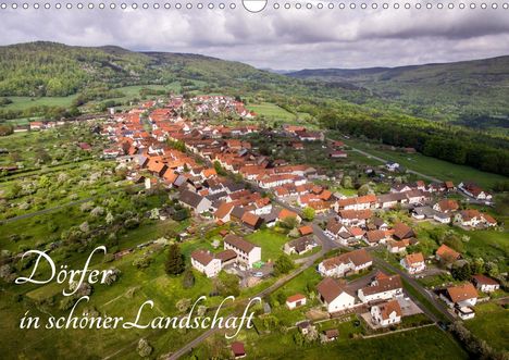 Manfred Hempe: Hempe, M: Dörfer in schöner Landschaft (Wandkalender 2021 DI, Kalender