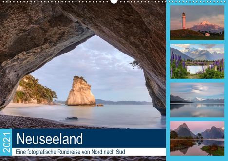 Joana Kruse: Kruse, J: Neuseeland - Eine fotografische Rundreise von Nord, Kalender