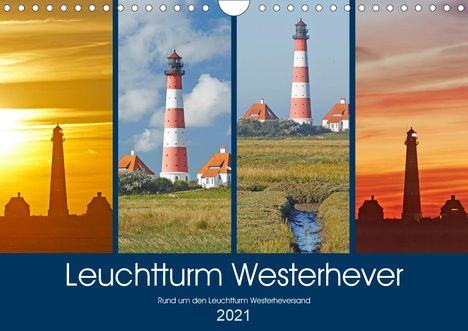 Olaf Schulz: Schulz, O: Rund um den Leuchtturm Westerheversand (Wandkalen, Kalender