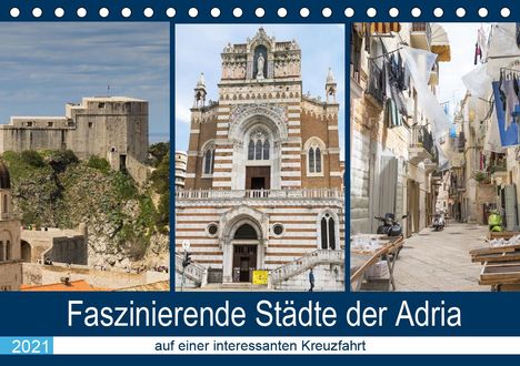 Brigitte Dürr: Dürr, B: Faszinierende Städte der Adria (Tischkalender 2021, Kalender