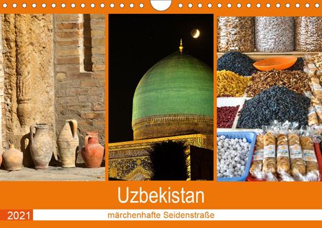 Brigitte Dürr: Dürr, B: Uzbekistan - märchenhafte Seidenstraße (Wandkalende, Kalender