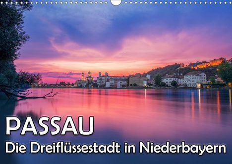 Christian Haidl: Haidl, C: Passau - Die Dreiflüssestadt (Wandkalender 2021 DI, Kalender