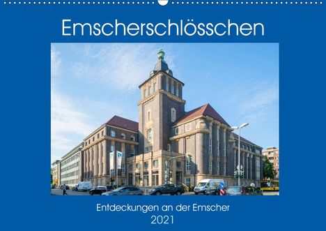 Bernd Hermann: Hermann, B: Emscher-Schlösschen (Wandkalender 2021 DIN A2 qu, Kalender