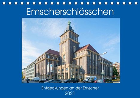 Bernd Hermann: Hermann, B: Emscher-Schlösschen (Tischkalender 2021 DIN A5 q, Kalender