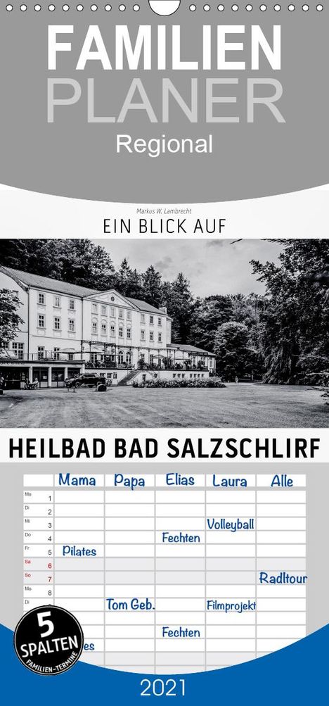 Markus W. Lambrecht: W. Lambrecht, M: Blick auf Heilbad Bad Salzschlirf - Familie, Kalender