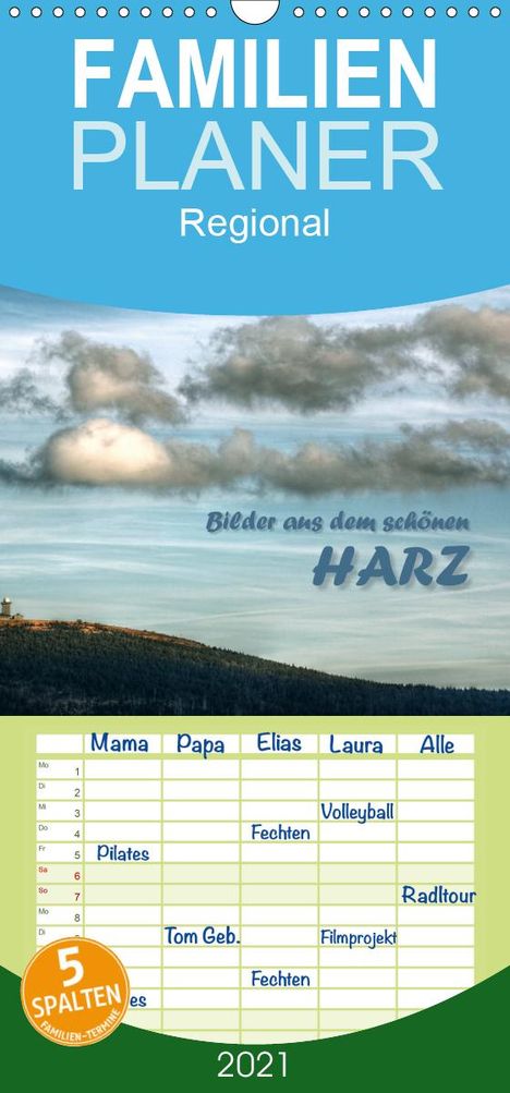 Michael Weiß: Weiß, M: Bilder aus dem schönen Harz - Familienplaner hoch (, Kalender