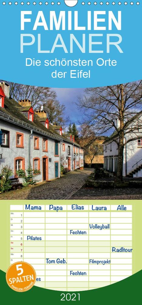 Arno Klatt: Klatt, A: Die schönsten Orte der Eifel - Familienplaner hoch, Kalender