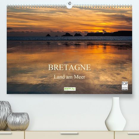 Monika Schwager: Schwager, M: Bretagne - Land am Meer (Premium, hochwertiger, Kalender