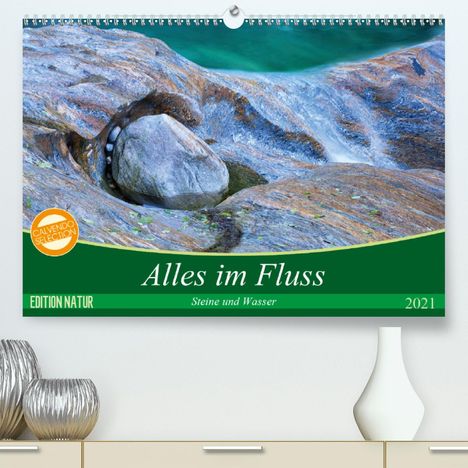 Martina Schikore: Schikore, M: Alles im Fluss - Steine und Wasser (Premium, ho, Kalender