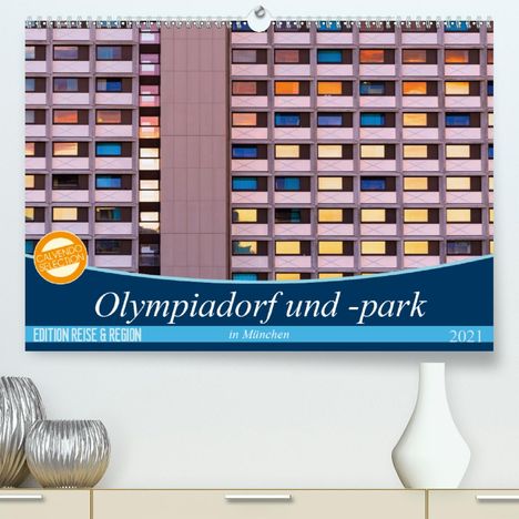 Martina Schikore: Schikore, M: Olympiadorf und -park in München (Premium, hoch, Kalender