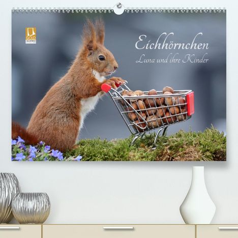 Tine Meier: Meier, T: Eichhörnchen Luna und ihre Kinder (Premium, hochwe, Kalender