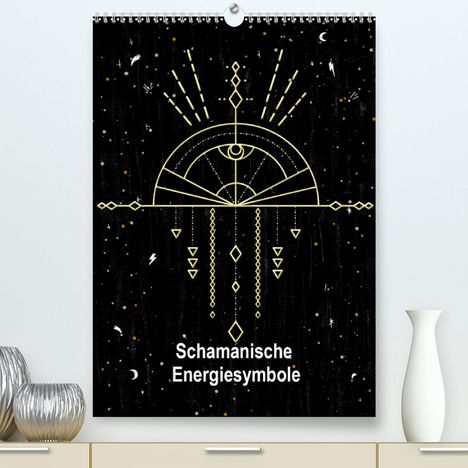 k. A. Lucia: Lucia, k: Schamanische Energiesymbole (Premium, hochwertiger, Kalender