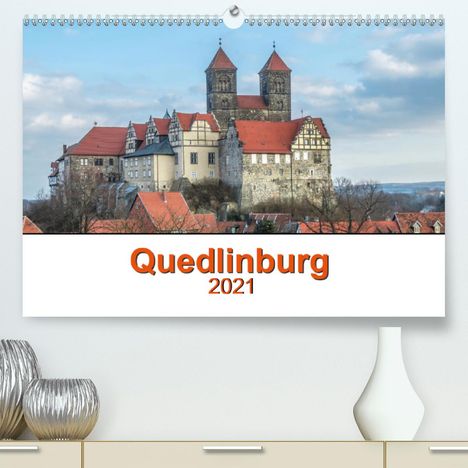 Steffen Gierok: Gierok, S: Fachwerkstadt Qudlinburg (Premium, hochwertiger D, Kalender