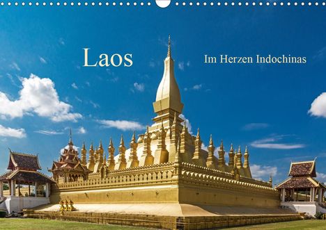 Harry Müller: Müller, H: Laos - Im Herzen Indochinas (Wandkalender 2021 DI, Kalender