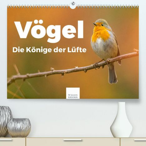 Benjamin Lederer: Lederer, B: Vögel - Die Könige der Lüfte (Premium, hochwerti, Kalender