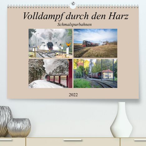 Magic Artist Design: Artist Design, M: Volldampf durch den Harz (Premium, hochwer, Kalender