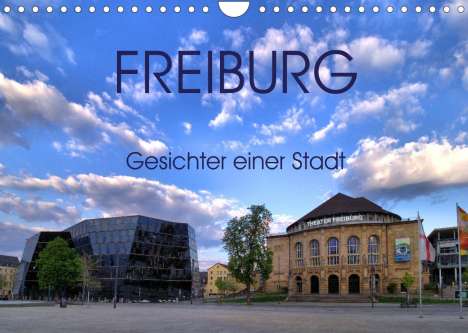 Wolfgang A. Langenkamp: Freiburg - Gesichter einer Stadt (Wandkalender 2021 DIN A4 quer), Kalender